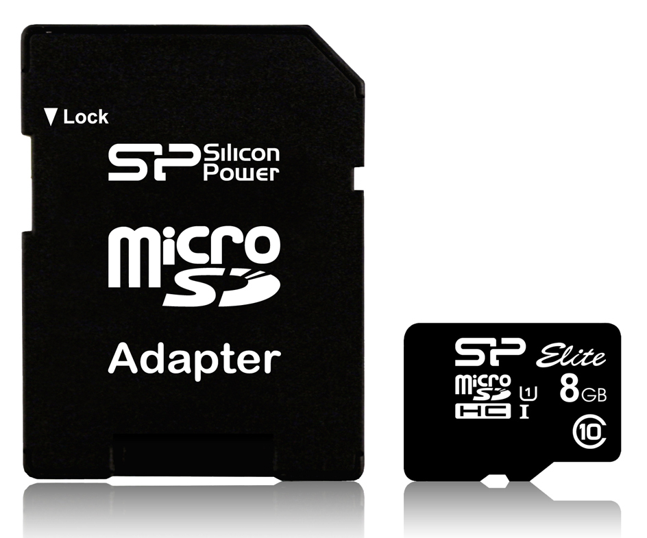 كارت حافظه / Memory Card  -SILICON POWER ELITE microSDHC UHS-1 - 8GB