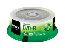 دی وی دی خام-DVD سونی-SONY بسته 25 تایی دیسک 25DPR47S3