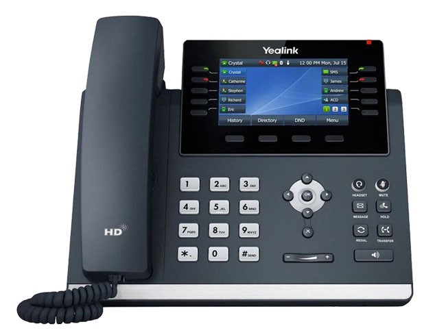گوشی تلفن ویپ -Phone voIP ییلینک-Yealink تلفن VoIP مدل SIP-T46U