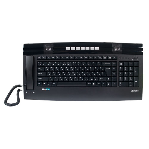 كيبورد - Keyboard ايفورتك-A4Tech  KIPS-900A - 5-in-1 Internet Phone