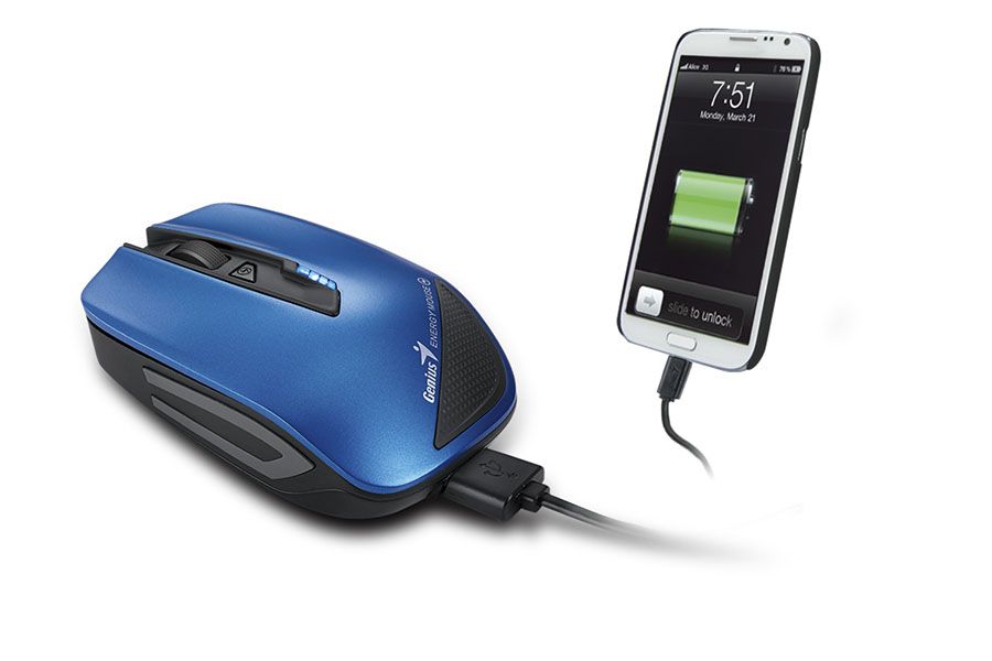 موس - Mouse جنيوس-Genius Energy Mouse - Wireless Mouse to Power up Smartphone