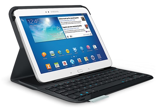 کیبورد تبلت لاجيتك-Logitech Ultrathin Keyboard Folio - for Samsung Galaxy Tab 3 10.1