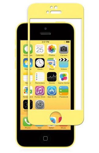 محافظ صفحه آیفون-iphone موشی-Moshi iVisor Glass for iPhone Yellow