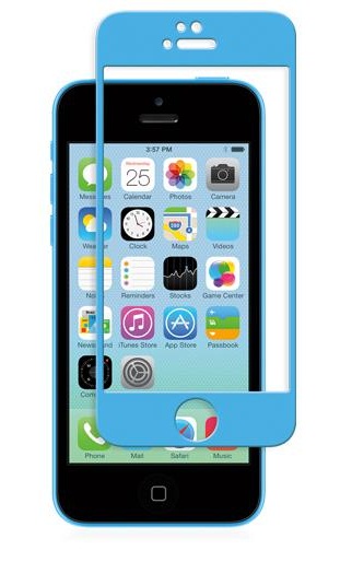 محافظ صفحه آیفون-iphone موشی-Moshi iVisor Glass for iPhone Blue