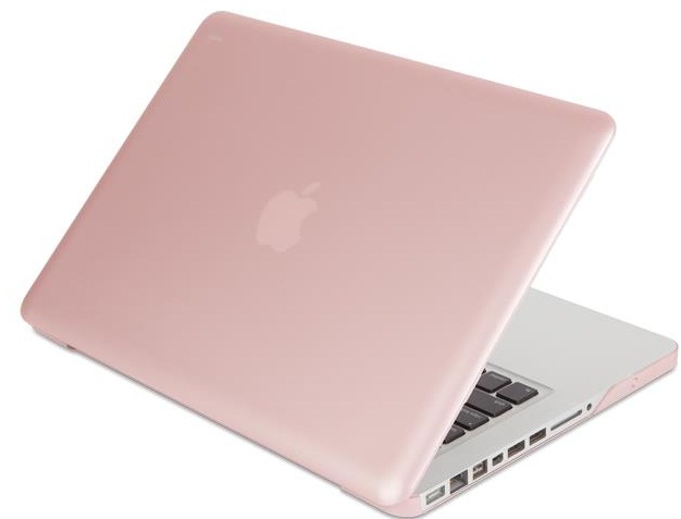 پوسته -اسکین لپ تاپ-نوت بوک موشی-Moshi iGlaze Macbook Pro 13 – Pink
