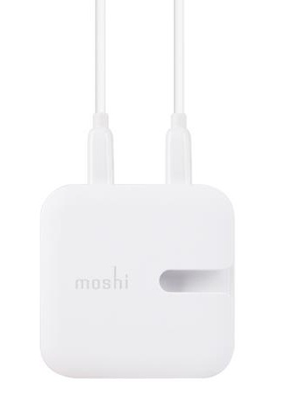 شارژر گوشی موبایل موشی-Moshi Rewind US White