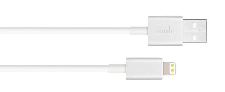 لوازم  جانبی آیپد-Apple ipad موشی-Moshi USB Cable With Lightning – White 1M