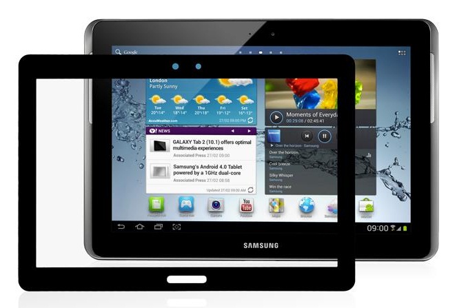 محافظ صفحه نمایش تبلت موشی-Moshi iVisor AG Galaxy Tab 2 (10.1 inch) Black