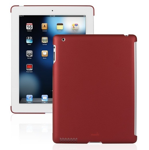 کیف -کیس آیپد-ipad case موشی-Moshi iGlaze iPad2 Red