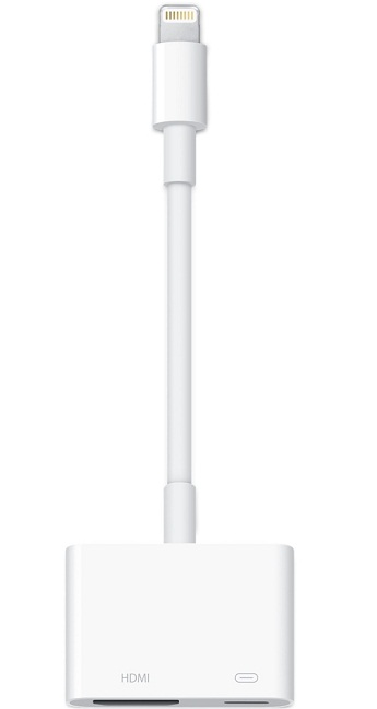 عکس رابط موبایل به کامپیوتر - Apple / اپل Lightning Digital AV Adapter