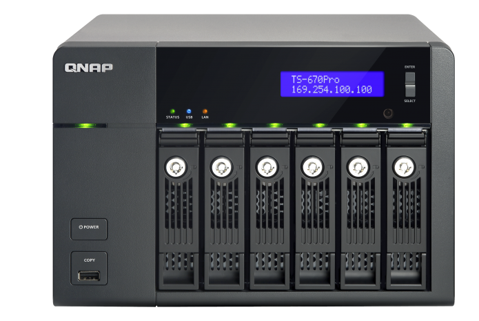 ذخیره ساز تحت شبکه -NAS کیونپ-QNAP TS-670 Pro