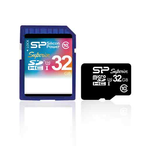 كارت حافظه / Memory Card  -SILICON POWER SP Superior SDHC/SDXC UHS-1 U3-32GB