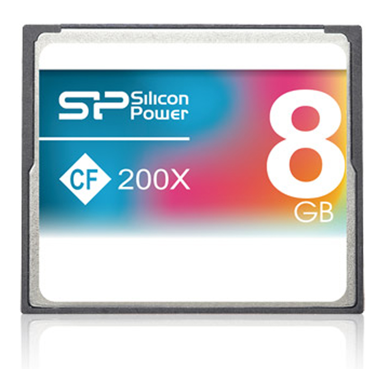 كارت حافظه / Memory Card  -SILICON POWER 200X Compact Flash Card-8GB