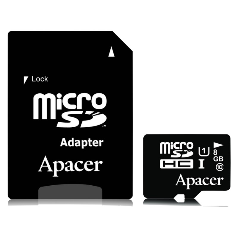 كارت حافظه / Memory Card اپيسر-Apacer microSDHC SDXC UHS-I Class10-8GB