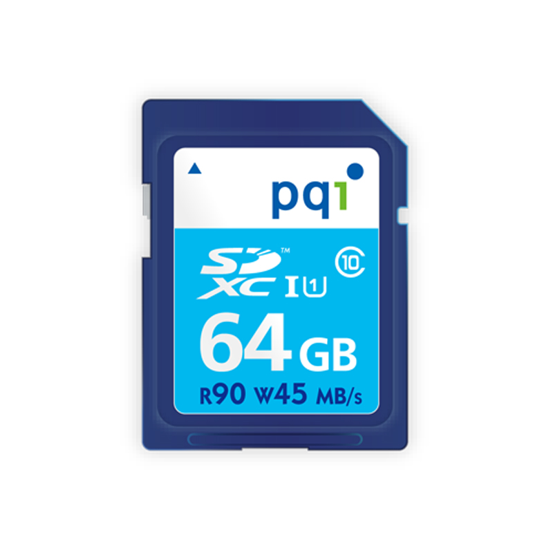 كارت حافظه / Memory Card پي كيو آي-pqi SDHC Thunder C10-64GB