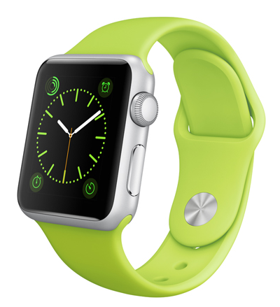 ساعت هوشمند-Smart Watch اپل-Apple WATCH SPORT-Green-38mm-Silver Aluminum Case with Sport Band