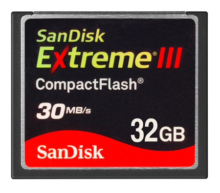 كارت حافظه / Memory Card سنديسك-SanDisk  CompactFlash Extreme III 32GB