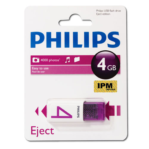 عکس حافظه فلش / Flash Memory - PHILIPS / فیلیپس Eject-4GB