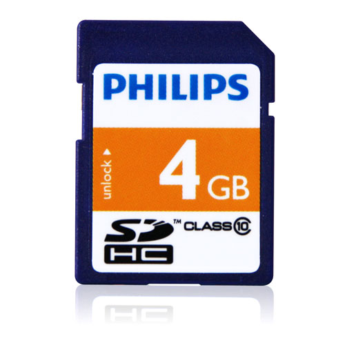 كارت حافظه / Memory Card فیلیپس-PHILIPS 4GB-SDHC Class 10