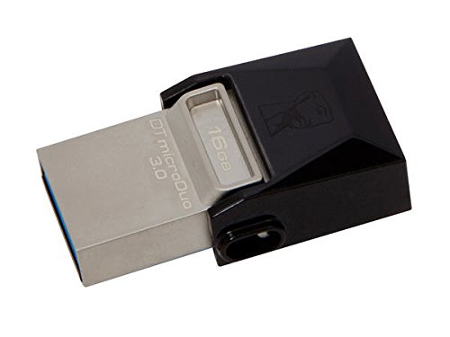 حافظه فلش / Flash Memory كينگستون-Kingston 16GB-DTDUO3-Data Traveler Micro Duo USB 3.0 Micro USB OTG 
