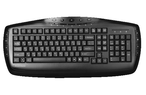 كيبورد - Keyboard فراسو-FARASSOO FCR_6160-Internet and multimedia keyboard