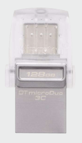 حافظه فلش / Flash Memory كينگستون-Kingston فلش مموری مدل 128GB -DataTraveler MicroDuo 3C