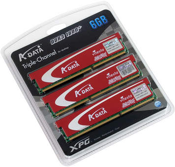رم کامپیوتر - RAM PC اي ديتا-ADATA RAM 6GB DDR3/1600 TRIPLE X2-K
