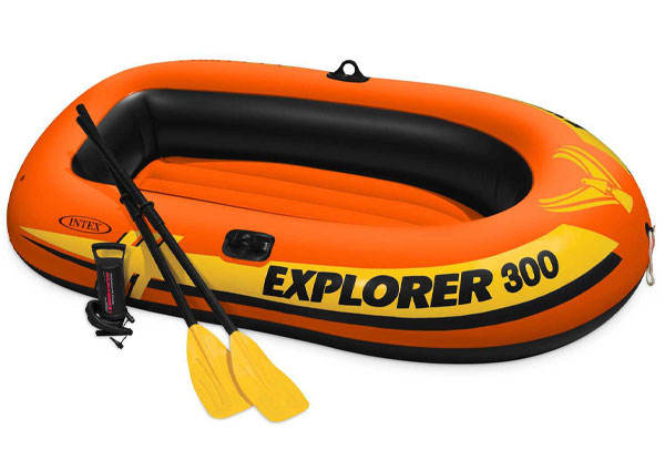 قايق های بادی و لوازم اینتکس-Intex قایق بادی طرح اکسپلور 300 مدل 58332 - نارنجی