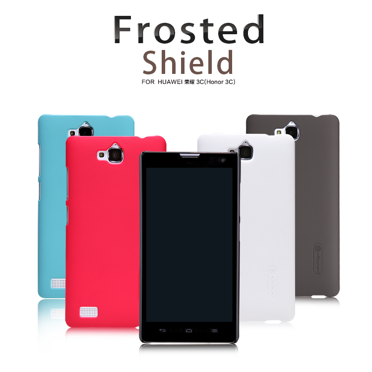 کیس -كيف -قاب-کاور  گوشی موبایل نیلکین-Nillkin  for HUAWEI Honor 3C Super Frosted Shield+محافظ صفحه نمایش