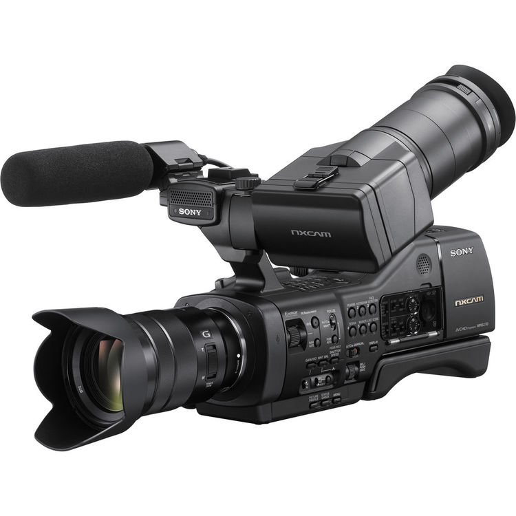 دوربين فيلمبرداری حرفه ای سونی-SONY NEX-EA50M-with E-mount lens system and SELP18105G zoom lens