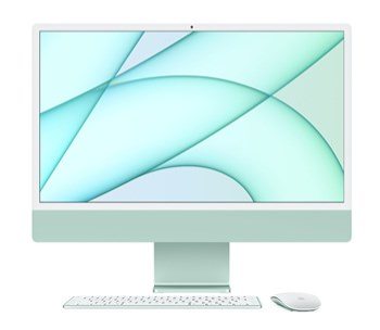 آل این وان - کامپیوتر آماده -ALL IN ONE PC اپل-Apple MGPJ3  M1 - 8GB -512 SSD - 24 inch 4.5 K Retina - آی مک رنگ سبز