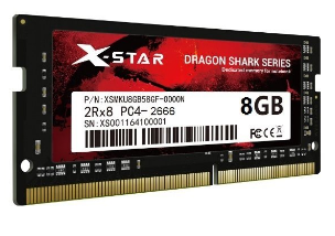 حافظه رم لپ تاپ - RAM ایکس استار-X-STAR رم لپ تاپ DDR4 تک کاناله 2666 مگاهرتزCL22مدل21300 ظرفیت8گیگابایت