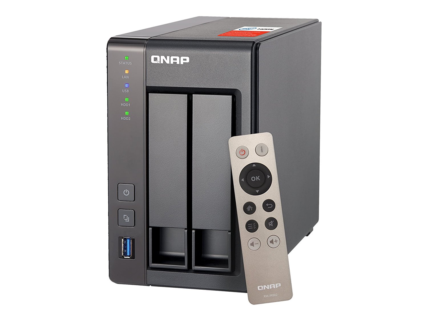 ذخیره ساز تحت شبکه -NAS کیونپ-QNAP TS-251+-2G -NAS supporting HDMI