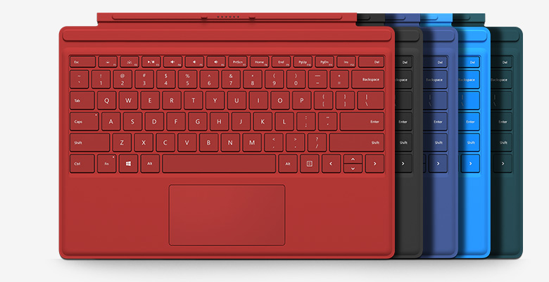 کیبورد تبلت مايكروسافت-Microsoft Type Cover for Surface Pro 4