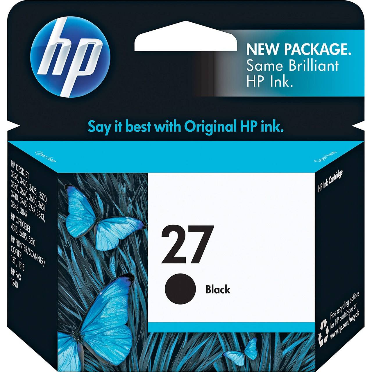 تونر پرینتر اچ پي-HP کارتریج پرینتر 27 رنگ مشکی