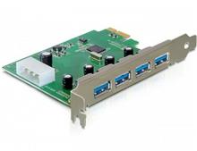 کابل -مبدل -رابط--تبدیل پورت ها برند نامشخص-- 4Port PCI High Speed USB 3.0 Adapter Card