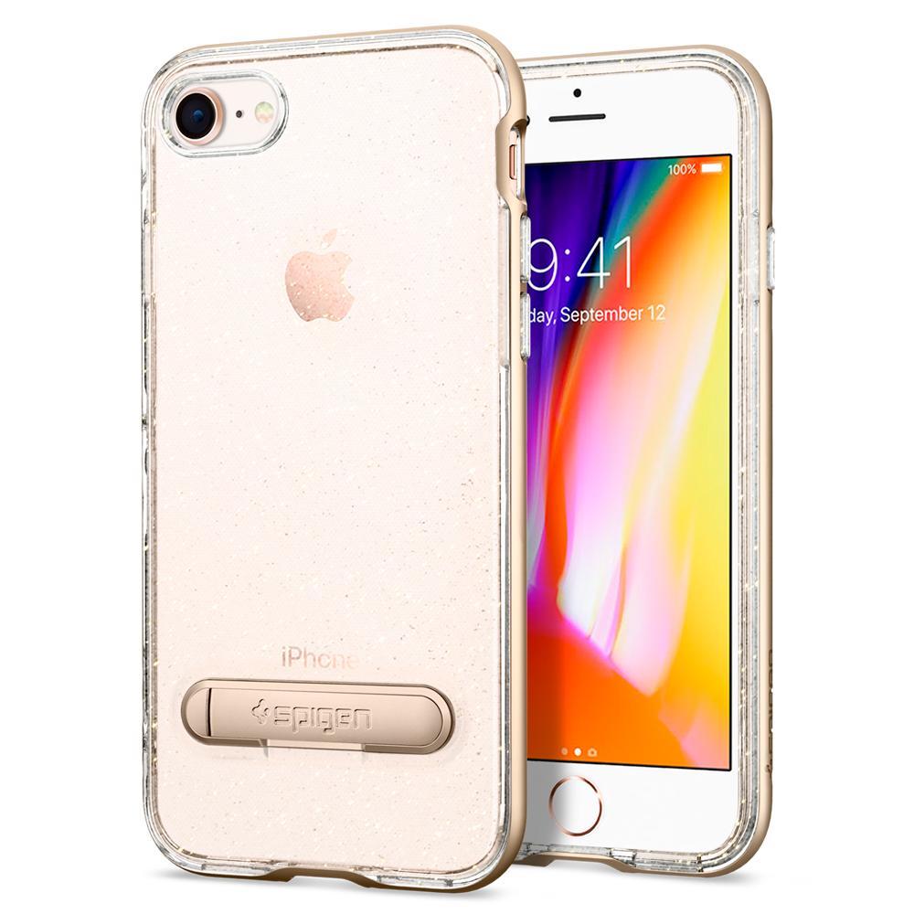 کیس -كيف -قاب-کاور  گوشی موبایل اسپیگن-spigen iPhone 8 Case Crystal Hybrid Glitter
