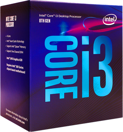 پردازنده - CPU اينتل-Intel Core i3-8100 Coffee Lake Quad-Core 3.6 GHz