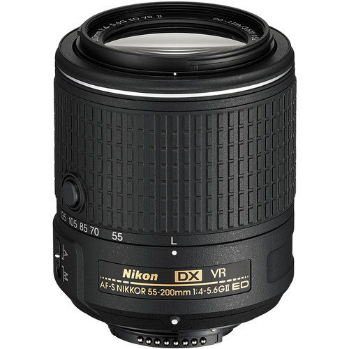 لنز دوربین دیجیتال نيكون-Nikon AF-S DX NIKKOR 55-200mm-f/4-5.6G ED VR II Lens