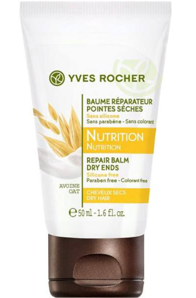 ماسک مو ایو روشه-Yves Rocher کرم مو مدل Nutrition Repair Balm Dry Ends حجم 50 میلی لیتر