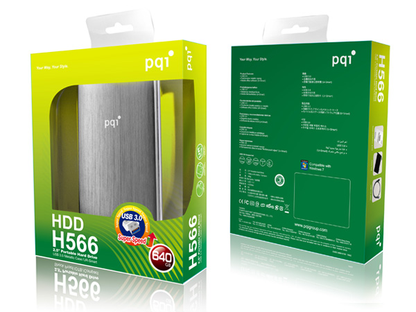 هارد اكسترنال - External H.D پي كيو آي-pqi H566 2.5 inch 500GB