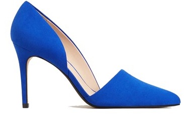 کفش زنانه مجلسی مانگو-MANGO پاشنه بلند زنانه - رنگ آبی - کد 14040498-Blue 