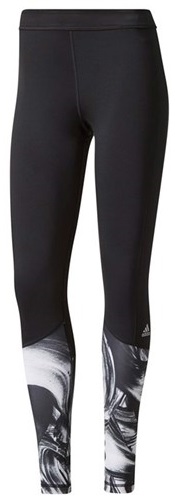 لگینگ ورزشی زنانه آدیداس-adidas طرح دار Techfit - رنگ مشکی - BS1234