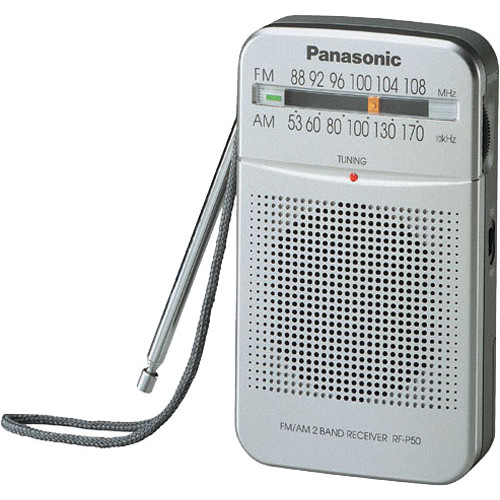 عکس رادیو-Radio - Panasonic / پاناسونيك RF-P50D-Portable AM/FM Pocket Radio 