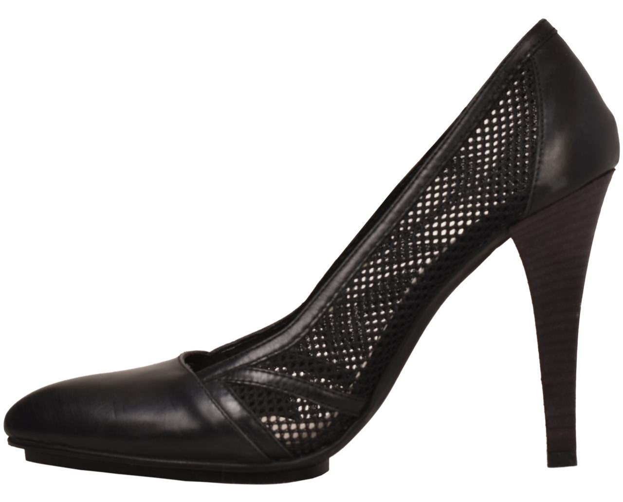 کفش زنانه مجلسی برند نامشخص-- کفش زنانه استفانل مدل sws14 - رنگ مشکی - پاشنه بلند - چرم طبیعی