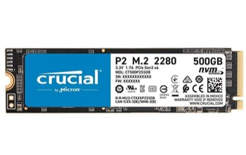 هارد پر سرعت-SSD  کروشیال-Crucial حافظه SSD اینترنال مدل P2 NVMe PCIe M.2 2280 ظرفیت 500GB