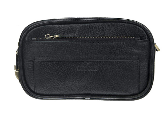 کیف دستی مردانه شیفر-Shifer کیف پاسپورتی مردانه مدل 9850A - مشکی - چرم طبیعی با طرح فلوتر