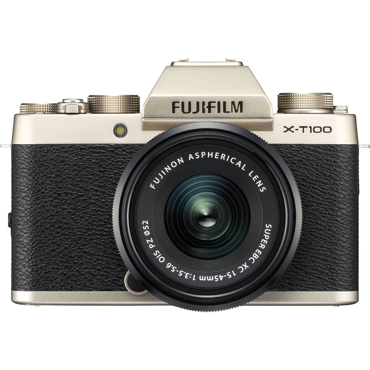 دوربين عكاسی ديجيتال  -Fuji Film X-T100 mirrorless digital Camera with XC 15-45mm Lens