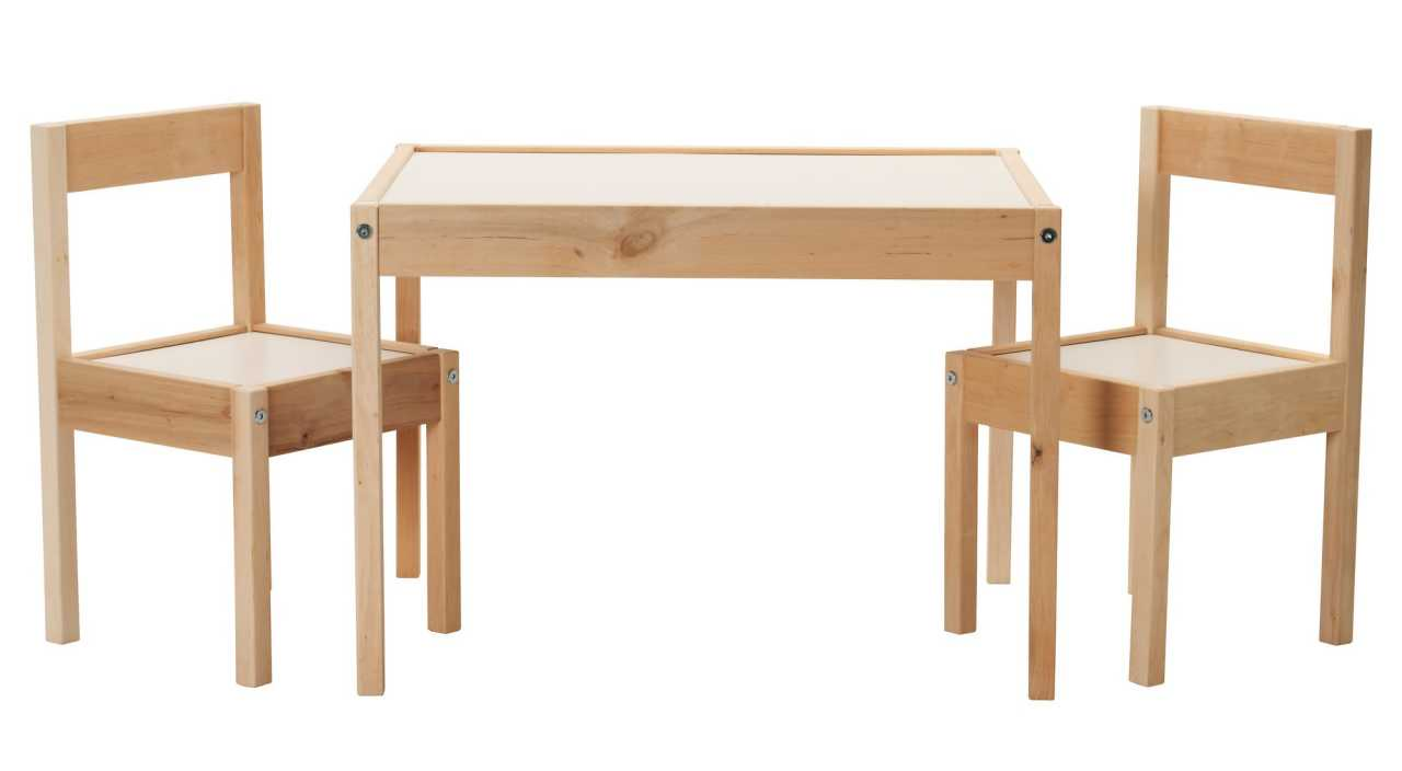 میز و صندلی کودک- بچه آیکیا-IKEA میز و صندلی کودک مدل LATT - چوبی