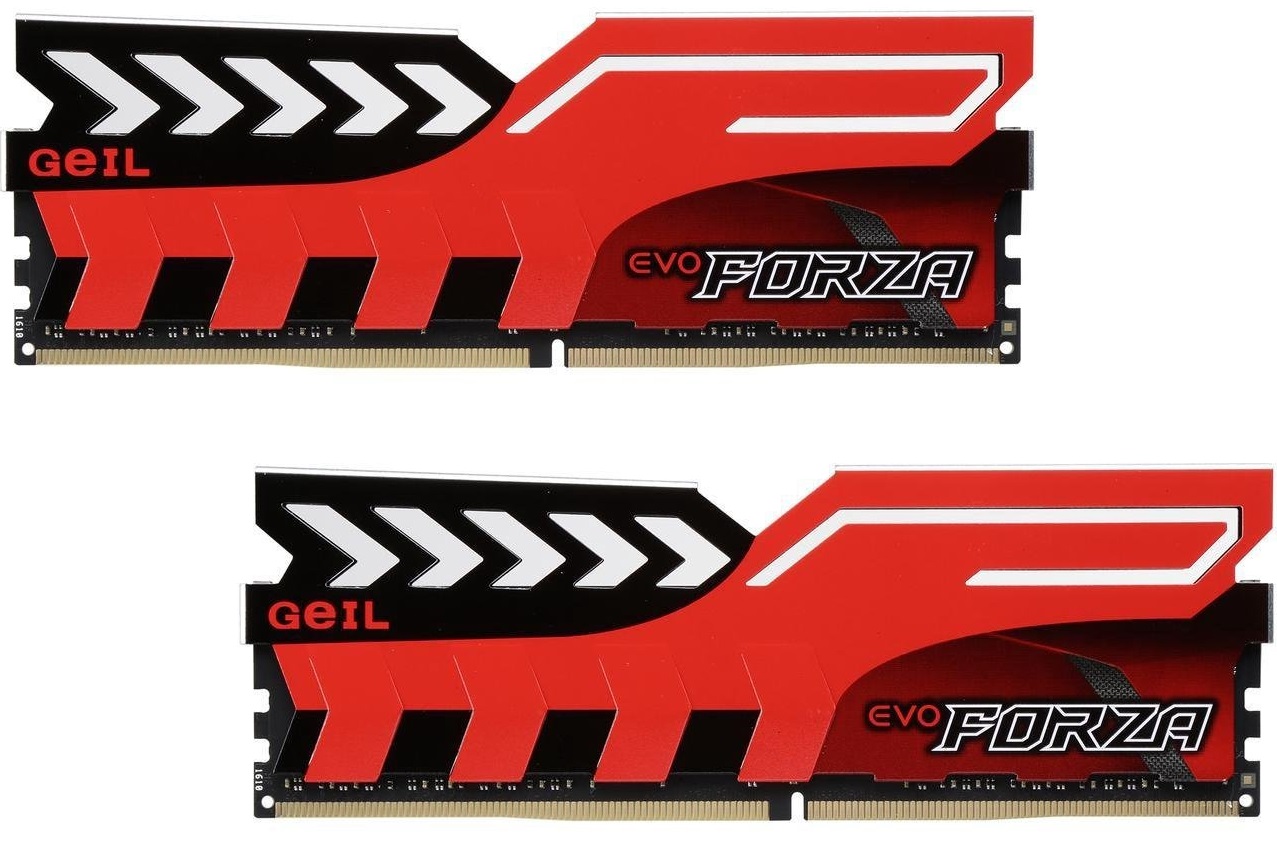 رم کامپیوتر - RAM PC ژیل-GEIL 8GB- EVO FORZA 8GB (2 x 4GB)- DDR4 2400